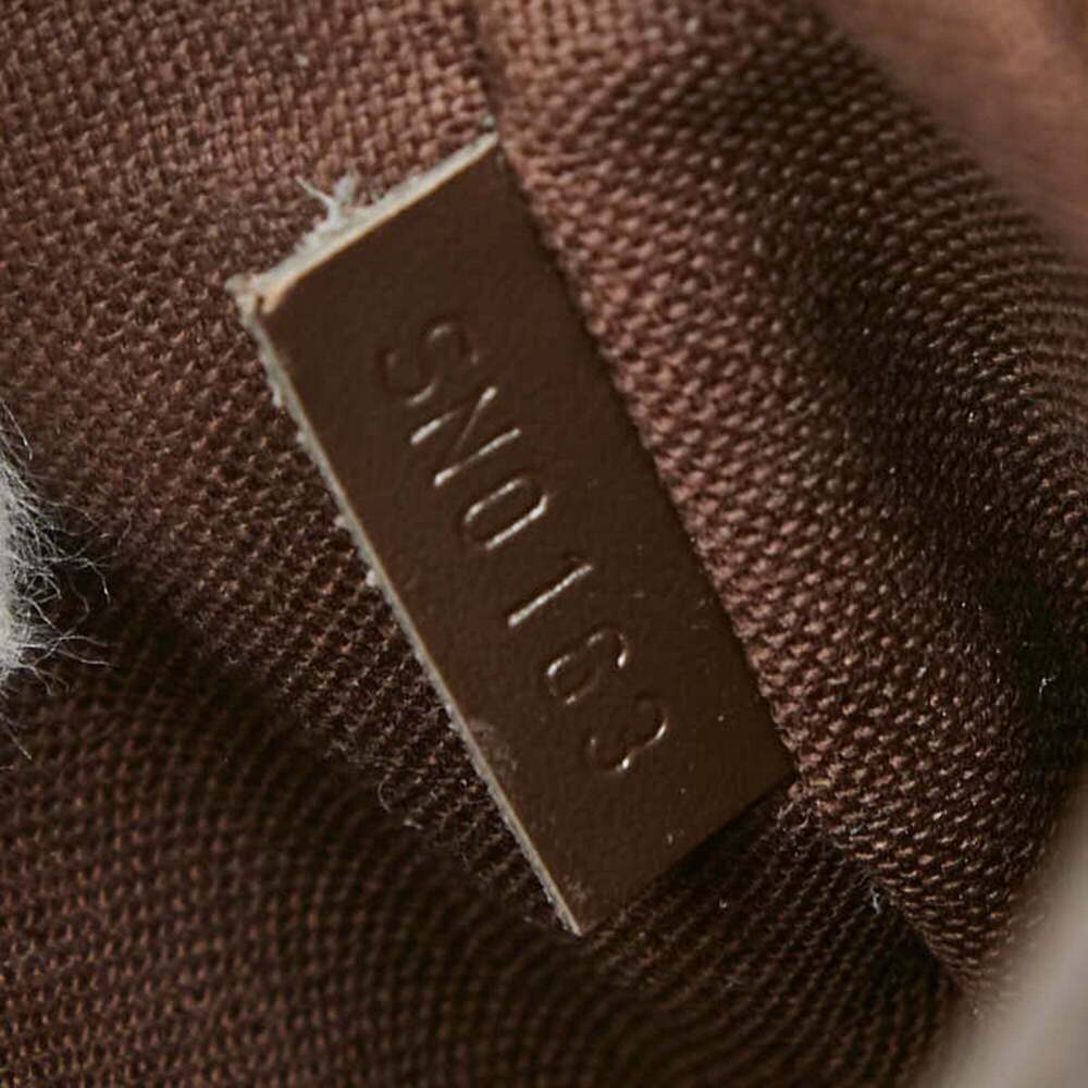 LOUIS VUITTON Brown Damier Leather Pochette Clutch Bag - Picture 11 of 11